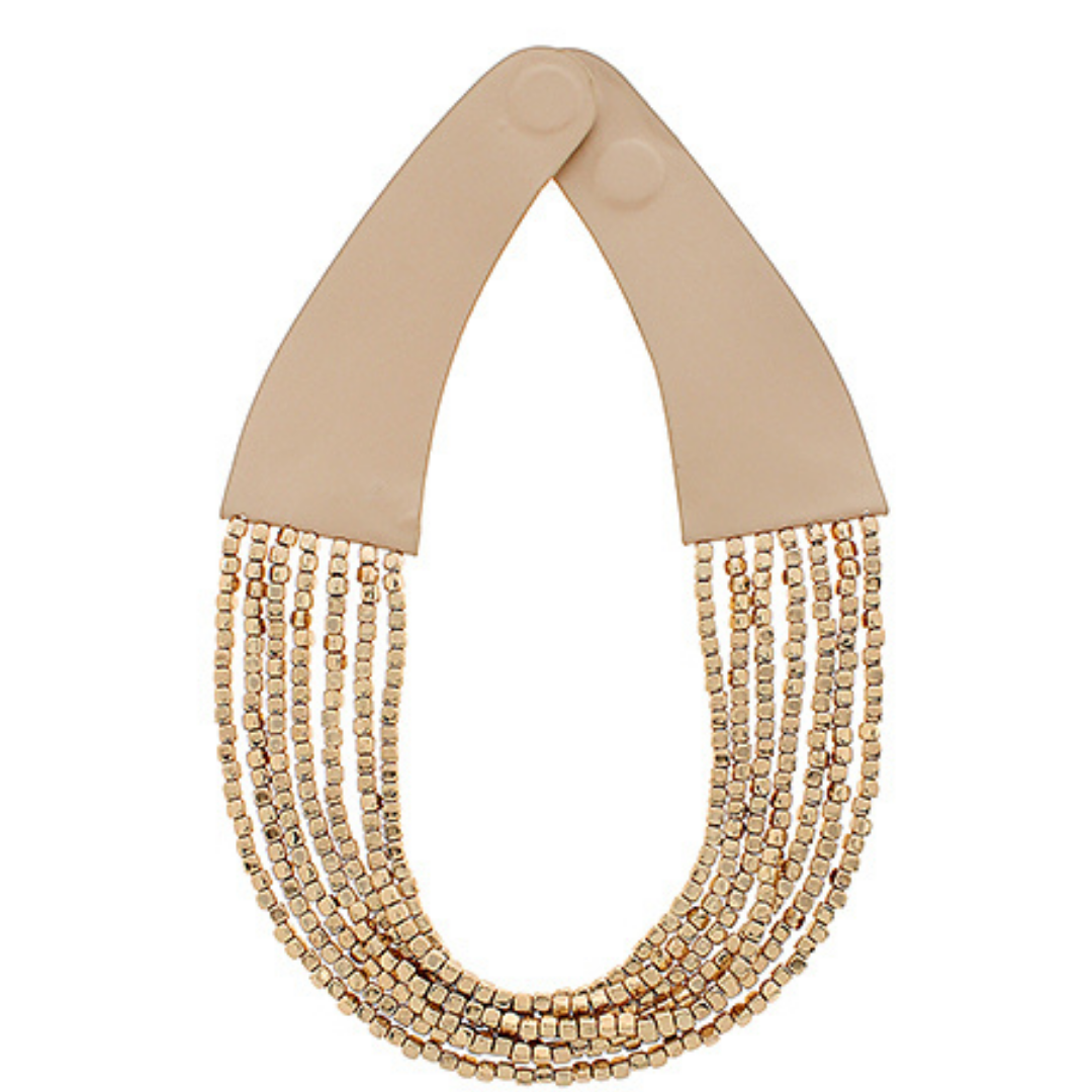 Small Square Bead Magnetic Necklace