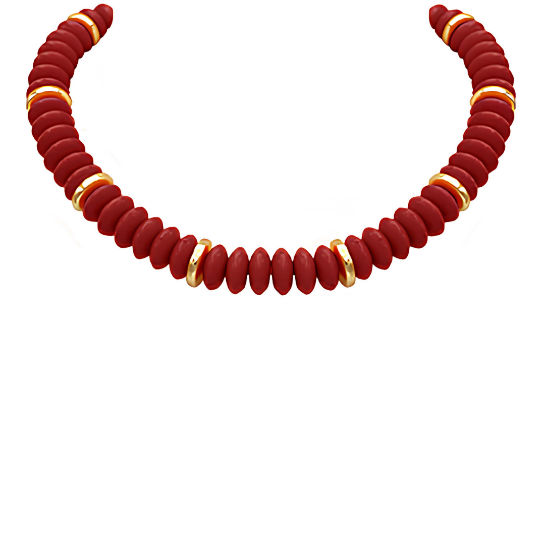 Willy B Rondelle Bead Necklace