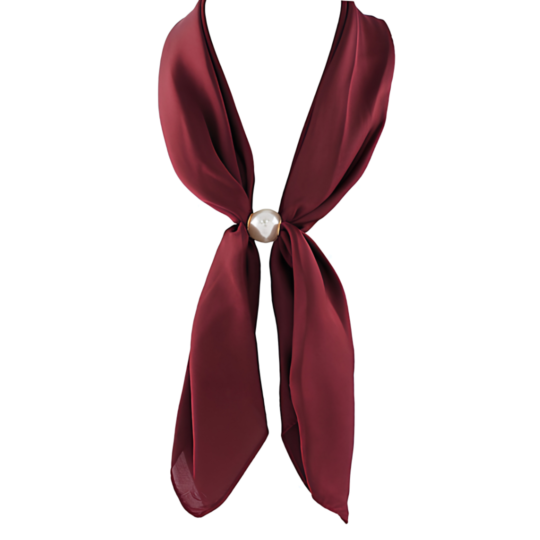Solid Ready to Wear Scarf Necklace