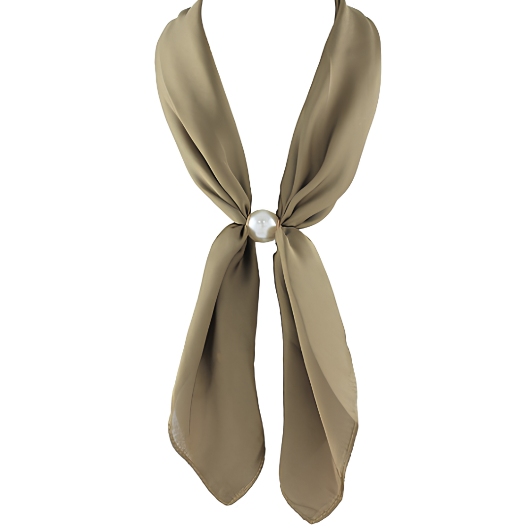 Solid Ready to Wear Scarf Necklace