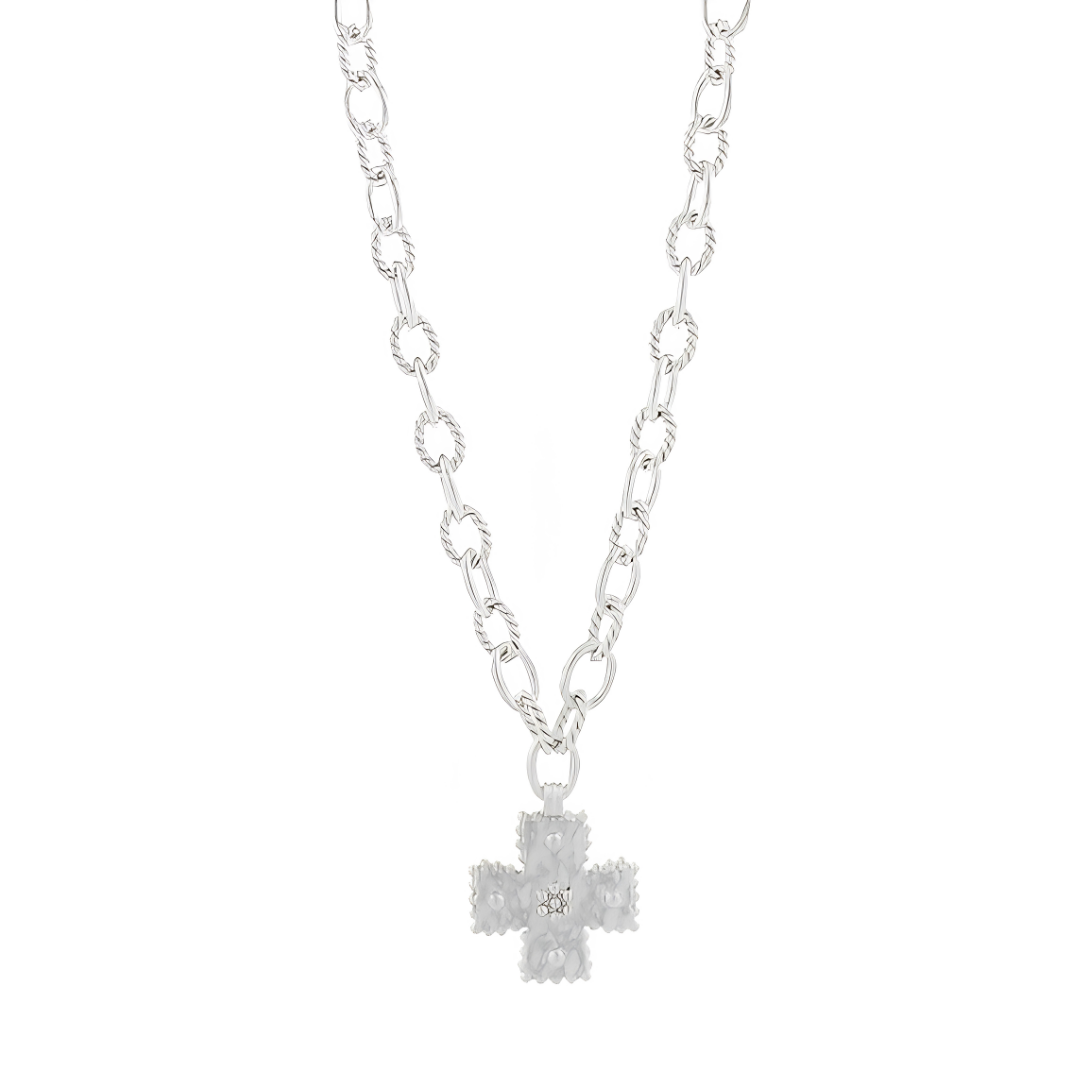Small Decorated Cross Necklace