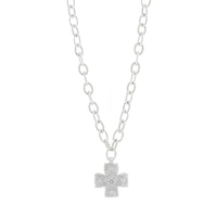 Small Decorated Cross Necklace