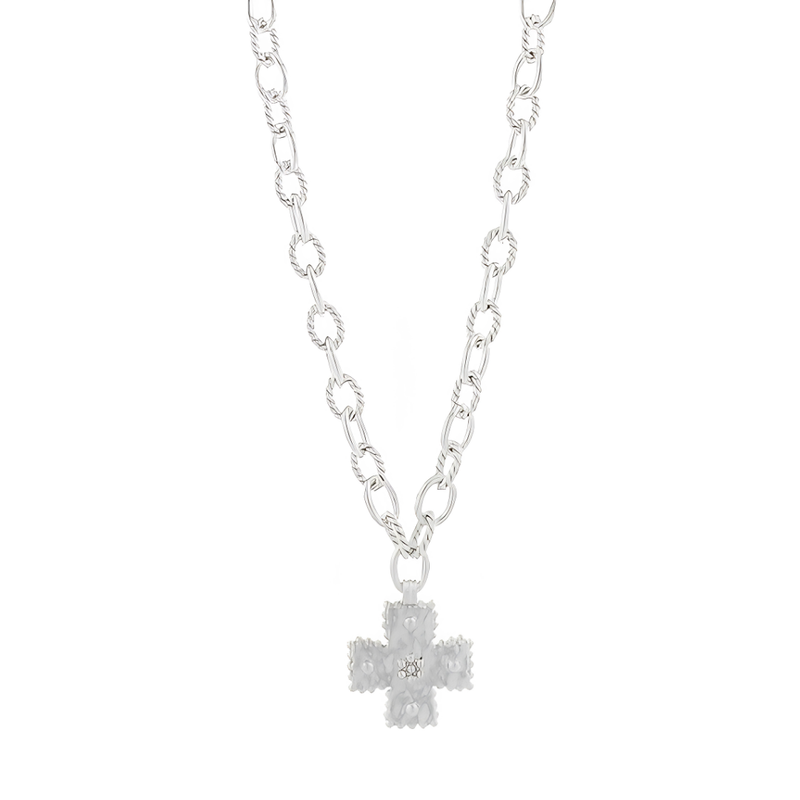 Small Decorated Cross Necklace