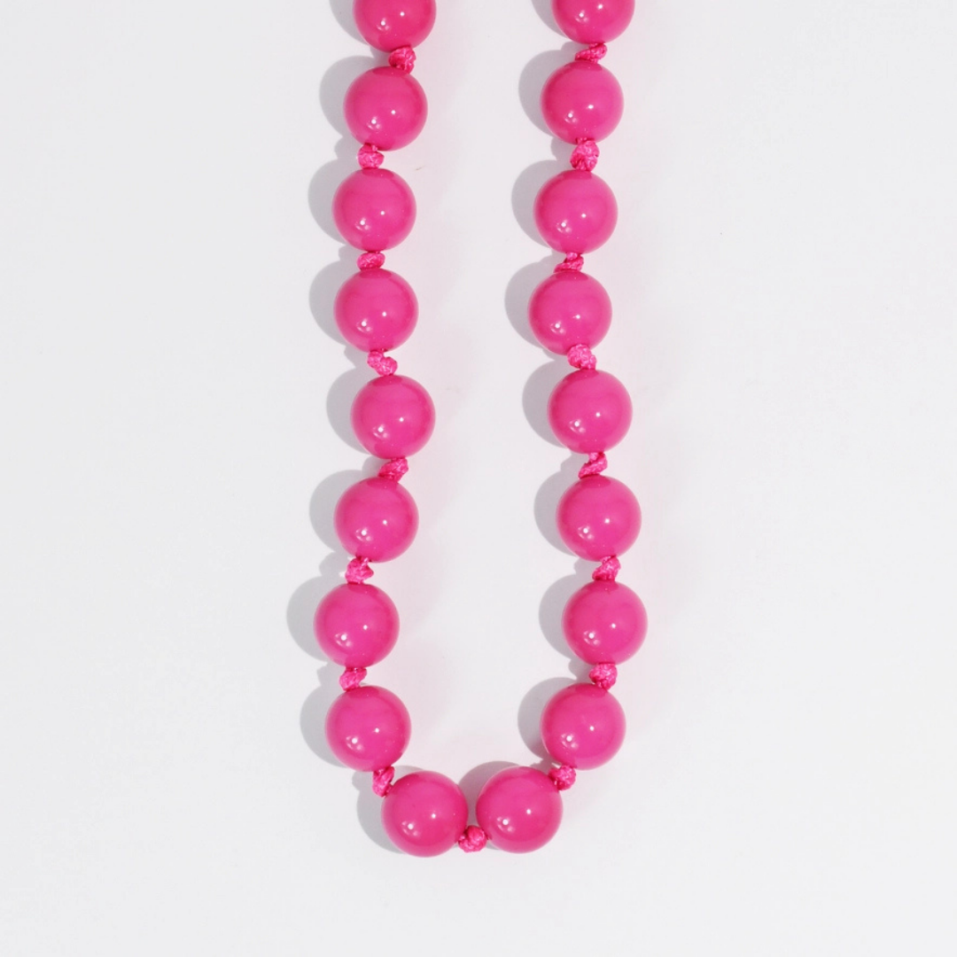 Bubblegum Bead Necklace