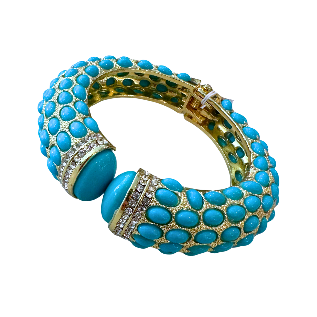 Stone Encrusted Statement Bangle