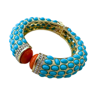 Stone Encrusted Statement Bangle