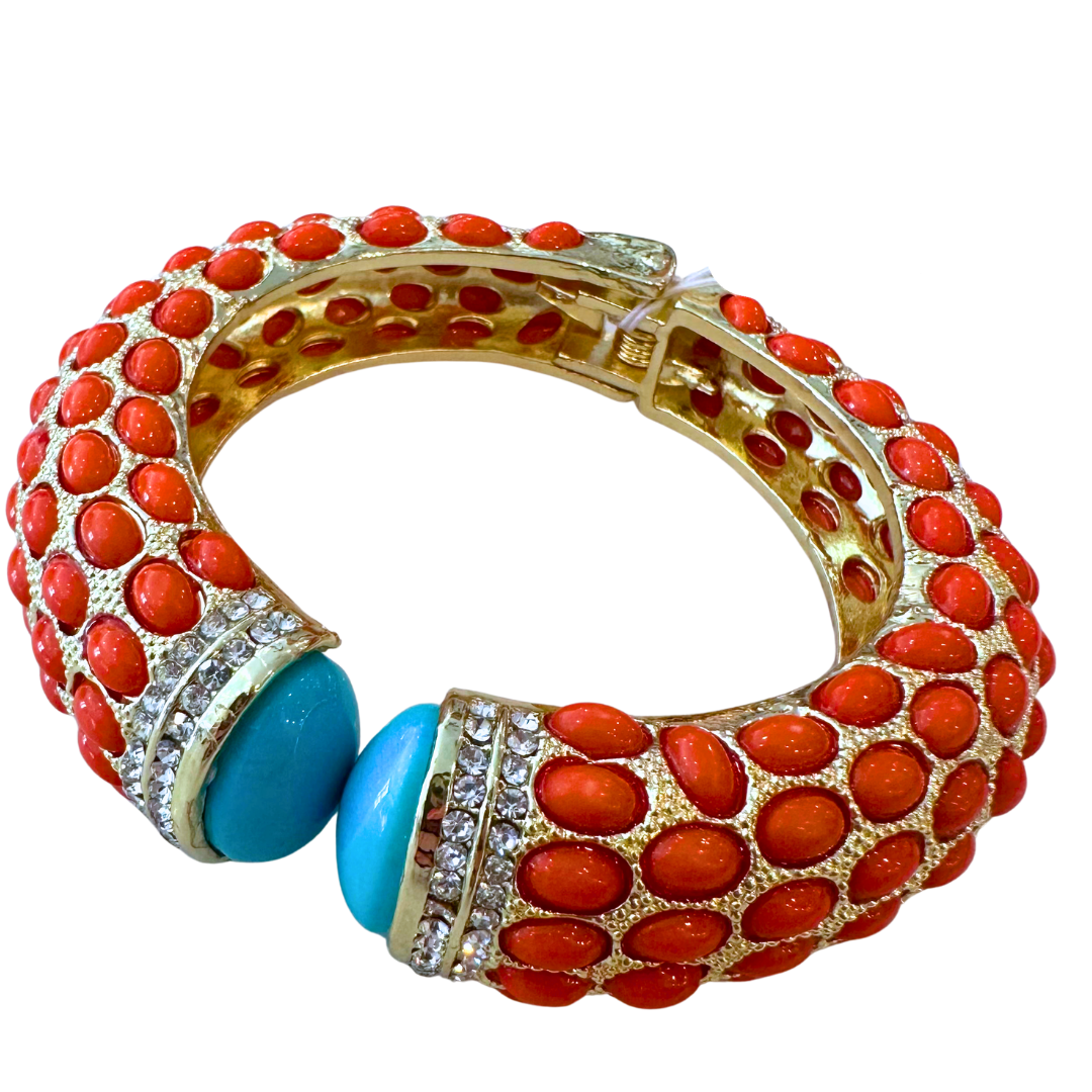 Stone Encrusted Statement Bangle