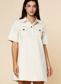 Melanie A-Line Denim Dress