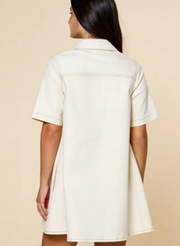 Melanie A-Line Denim Dress