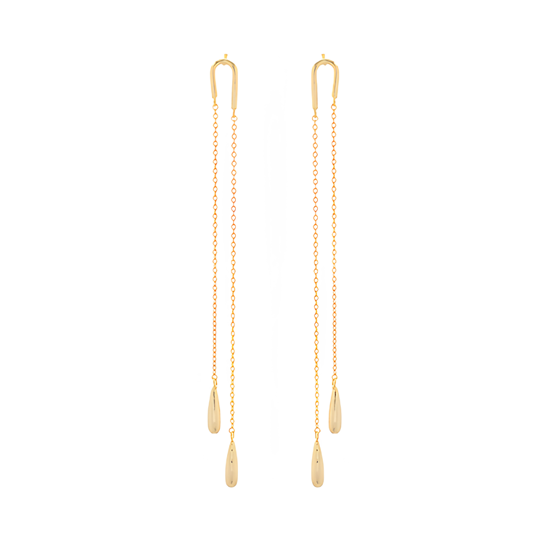 Teardrop Chain Earrings