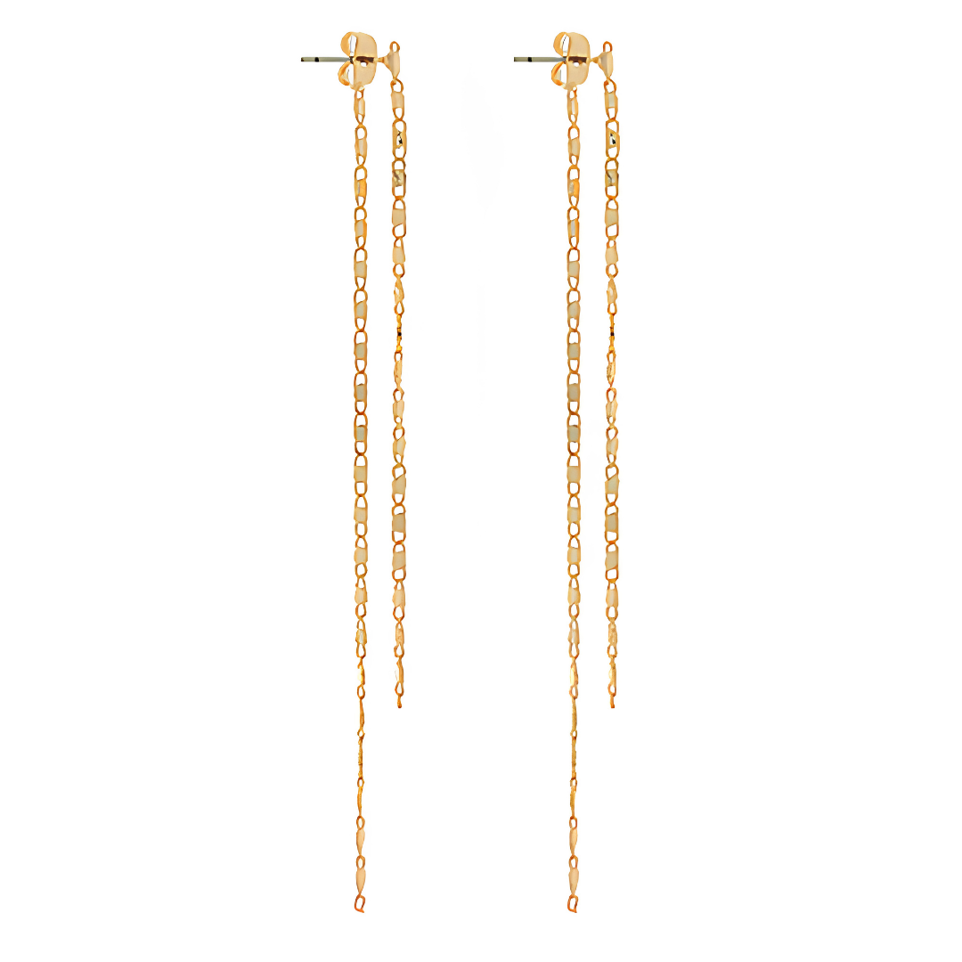 Dual Chain Earrings