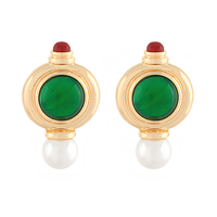 Vintage Inspired Stone Earrings