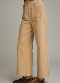 Scarlet Scalloped Pocket Pant