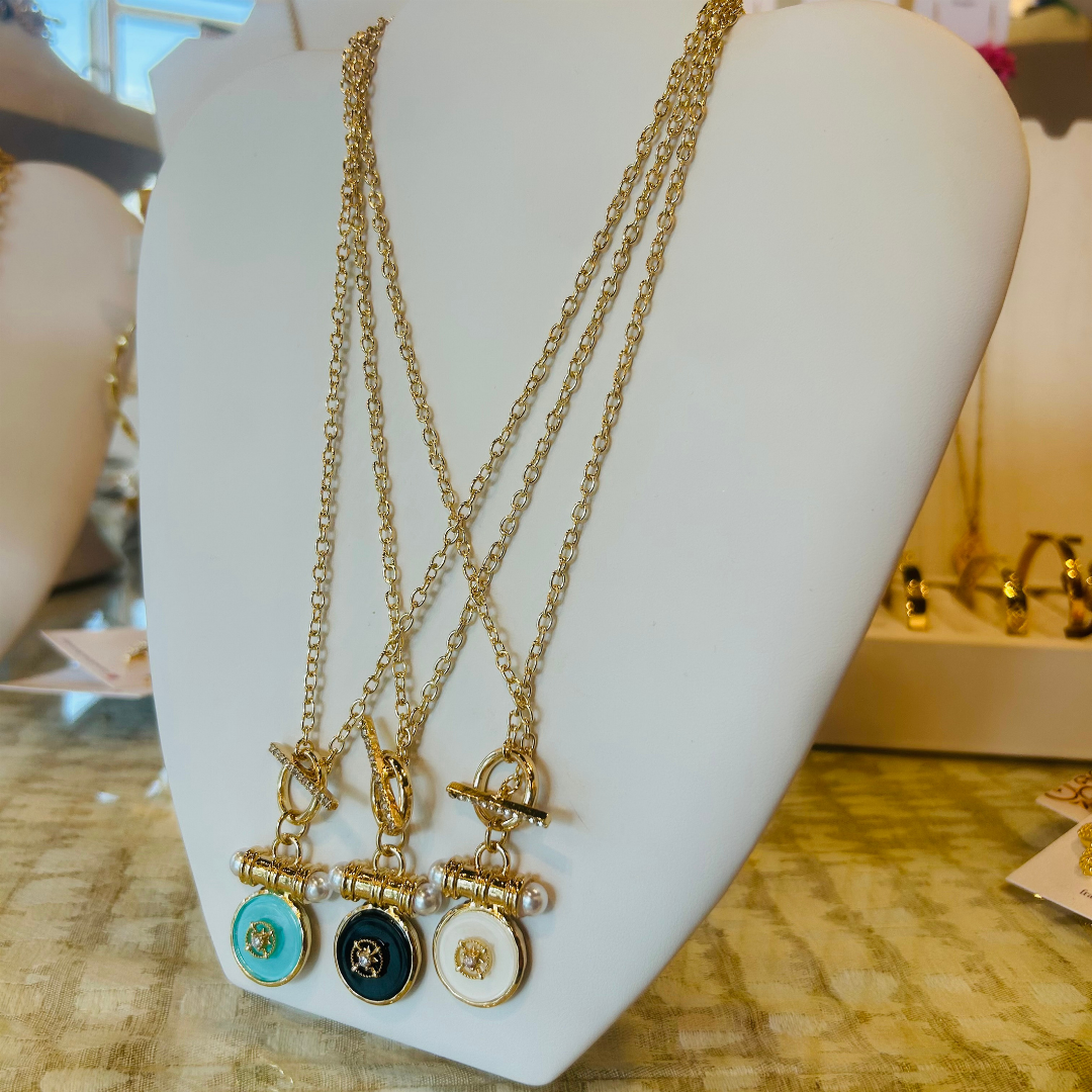 Dunn Small Coin Pendant Necklace