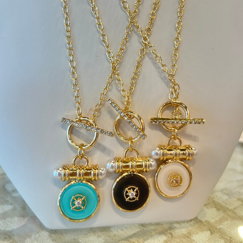 Dunn Small Coin Pendant Necklace