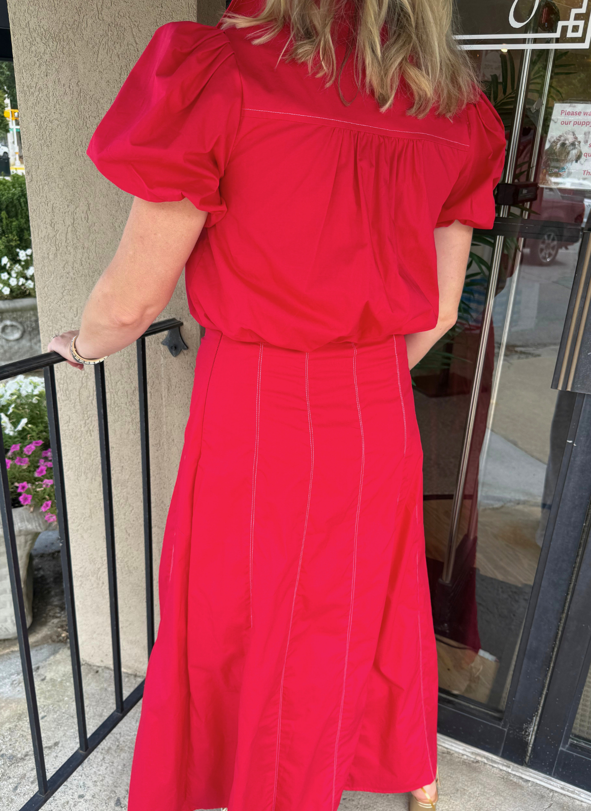 Kimmie Solid Skirt Set