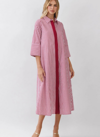 Anna Striped Maxi Dress