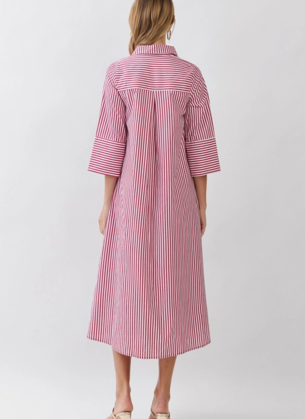 Anna Striped Maxi Dress