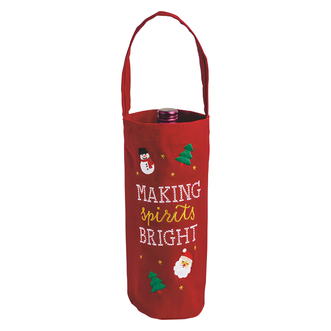 Making Spirits Bright Wine Bag