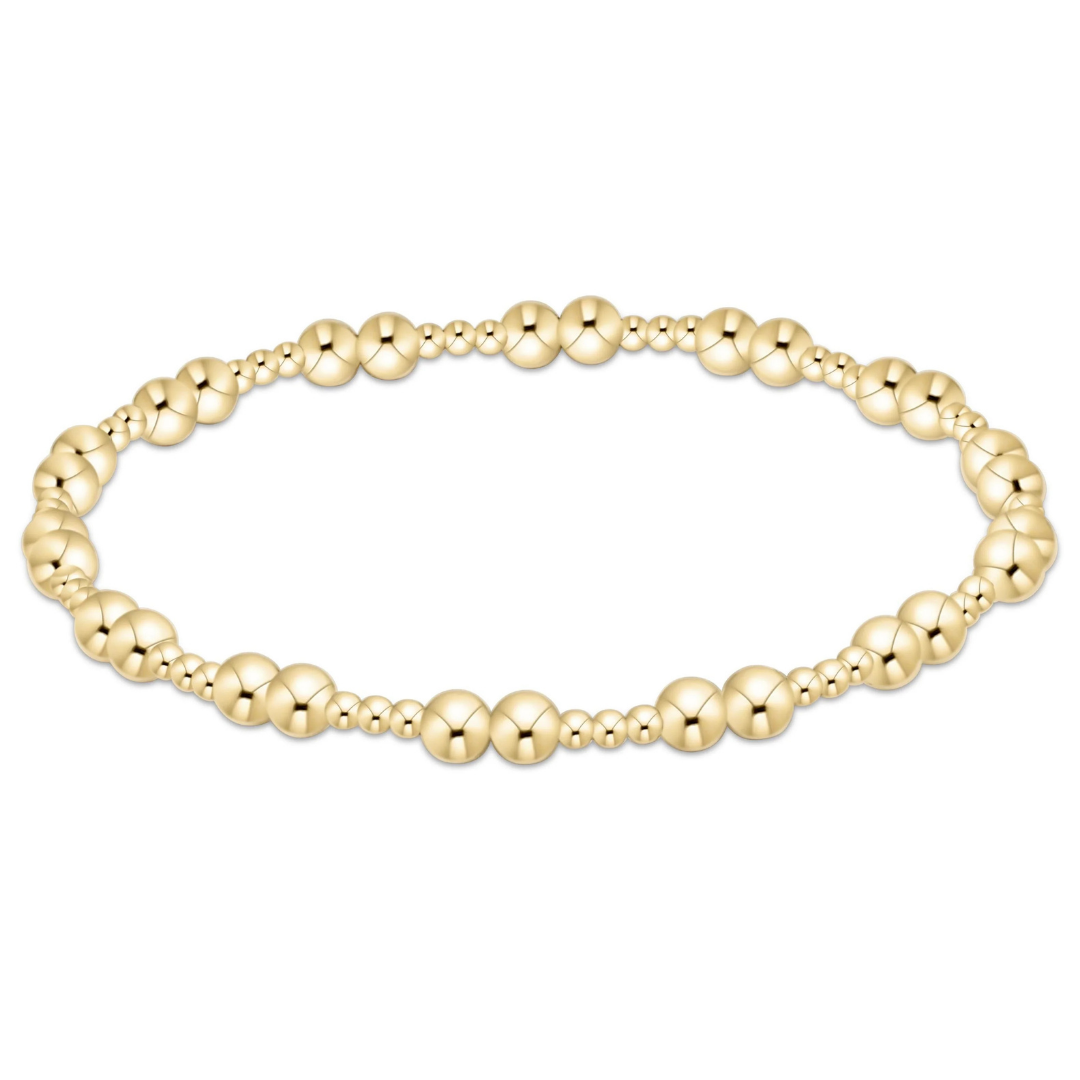 Together Gold Bead Bracelet