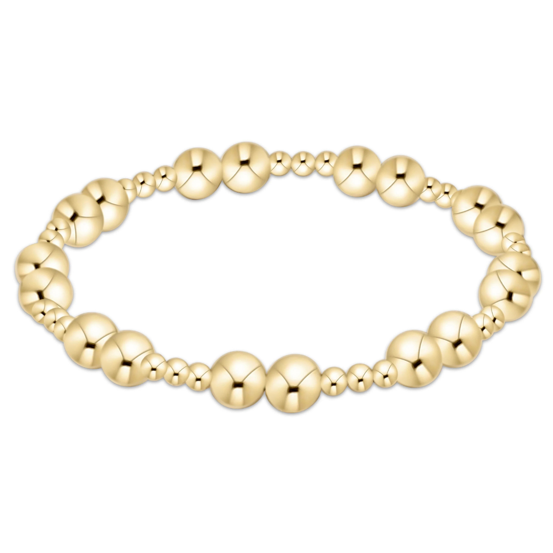 Together Gold Bead Bracelet