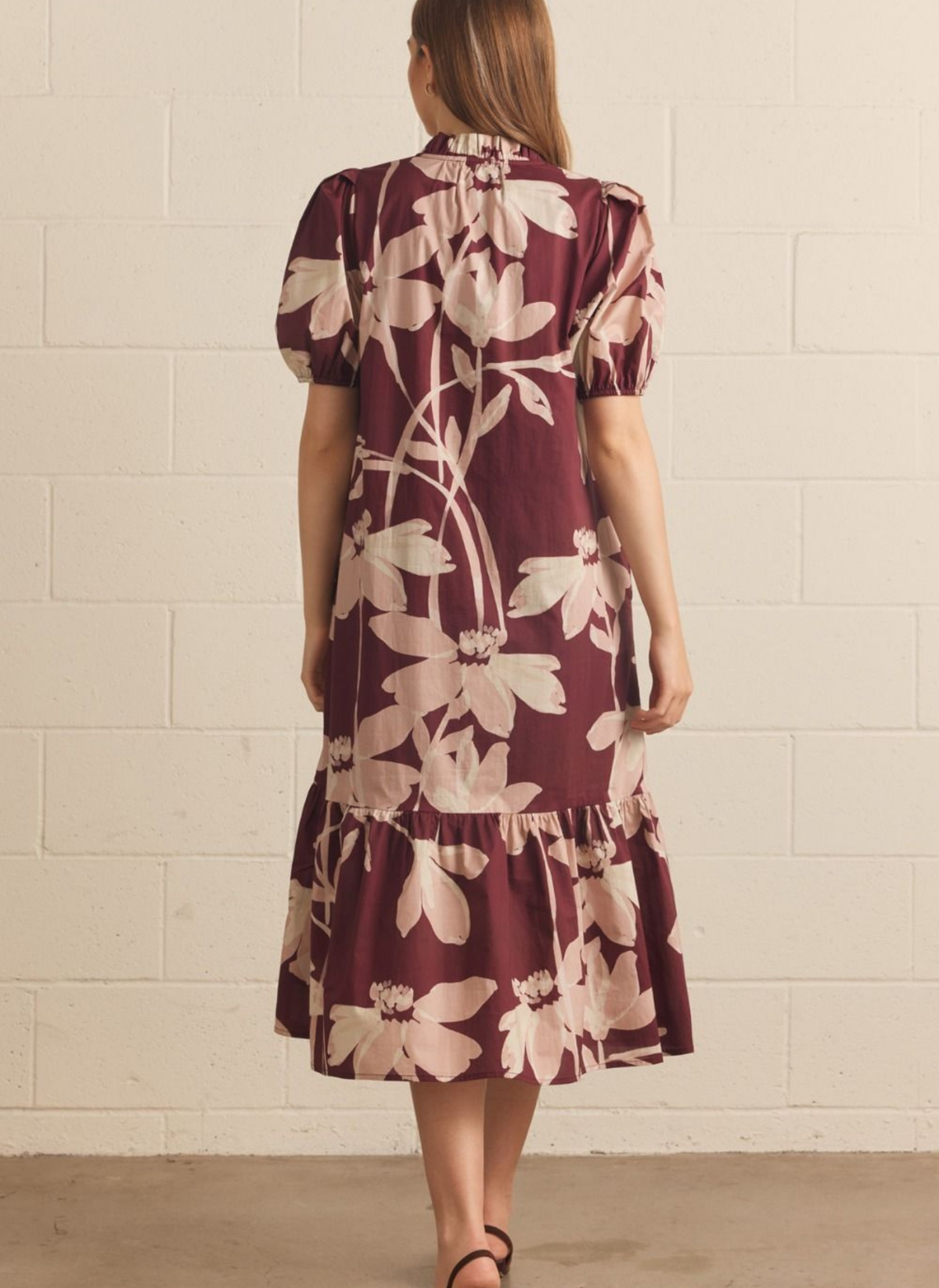 Covered Button Maxi Dress