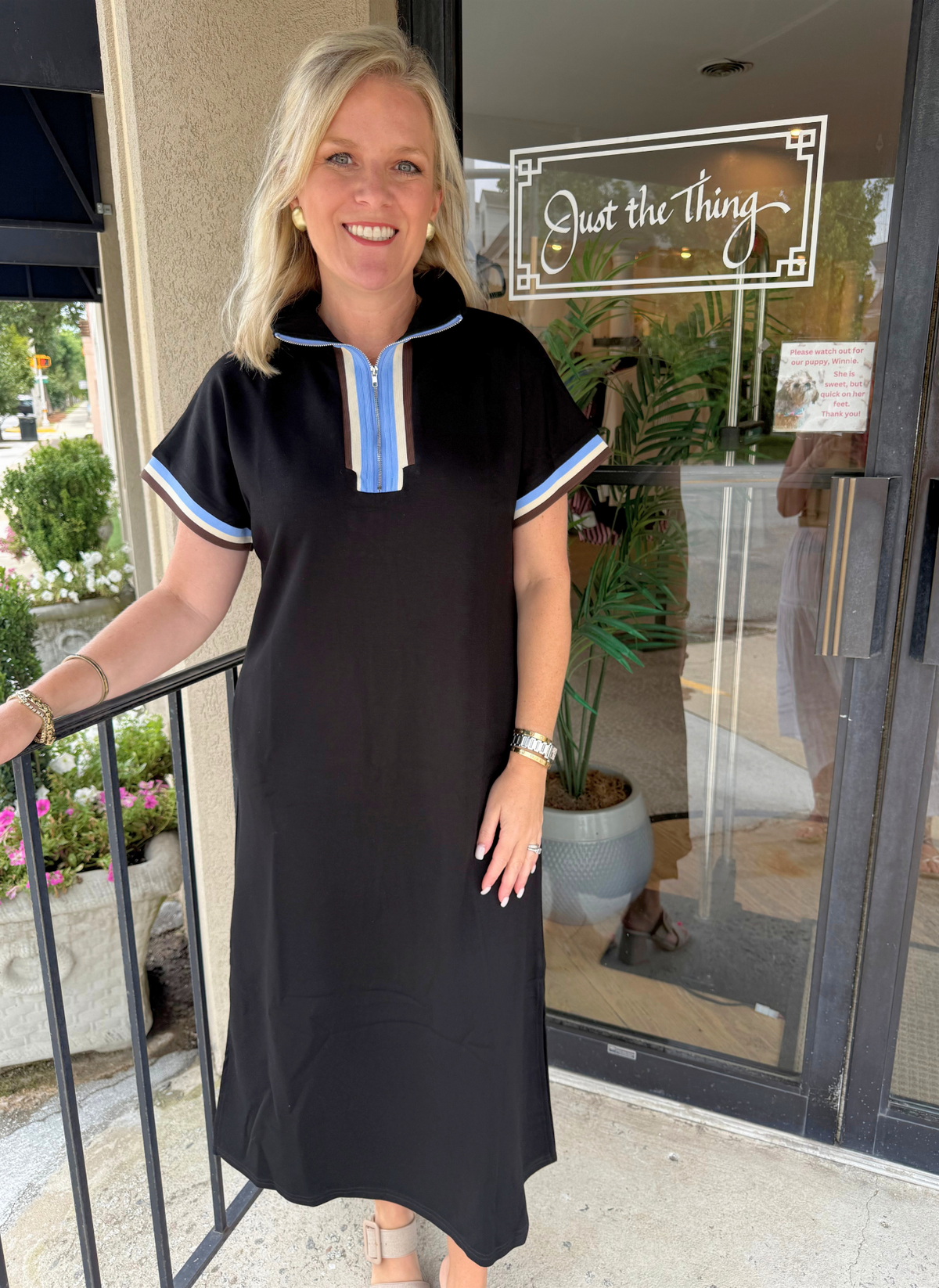Rina Scuba Midi Dress