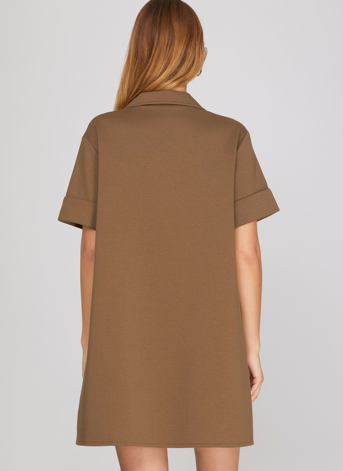 The Kate Ponte Shirt Dress