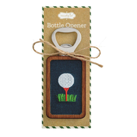 Golf Needlepoint Bottle Opener