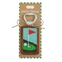 Golf Needlepoint Bottle Opener