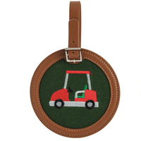 Needlepoint Golf Bag Tags