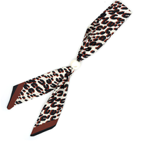 Twilly Scarf Necklace w/ Pearl Slide