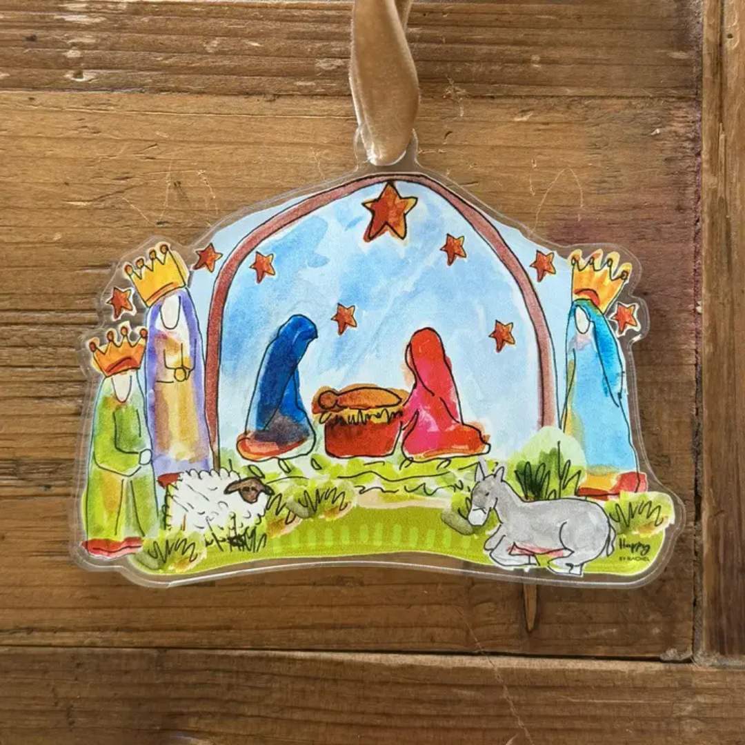 Acrylic Nativity Ornament