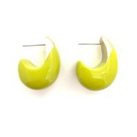 Lacquered Teardrop Earrings