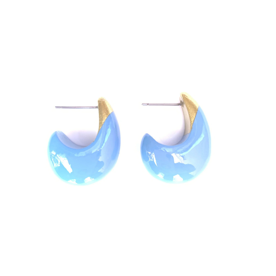 Lacquered Teardrop Earrings