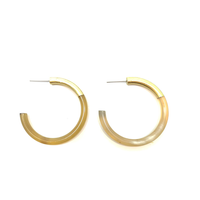 Liz Medium Horn Hoops