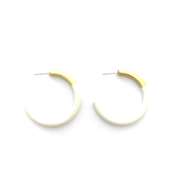 Liz Medium Horn Hoops
