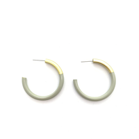 Liz Medium Horn Hoops