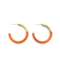 Liz Medium Horn Hoops