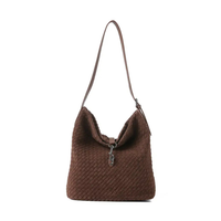Sandy Woven Shoulder Handbag