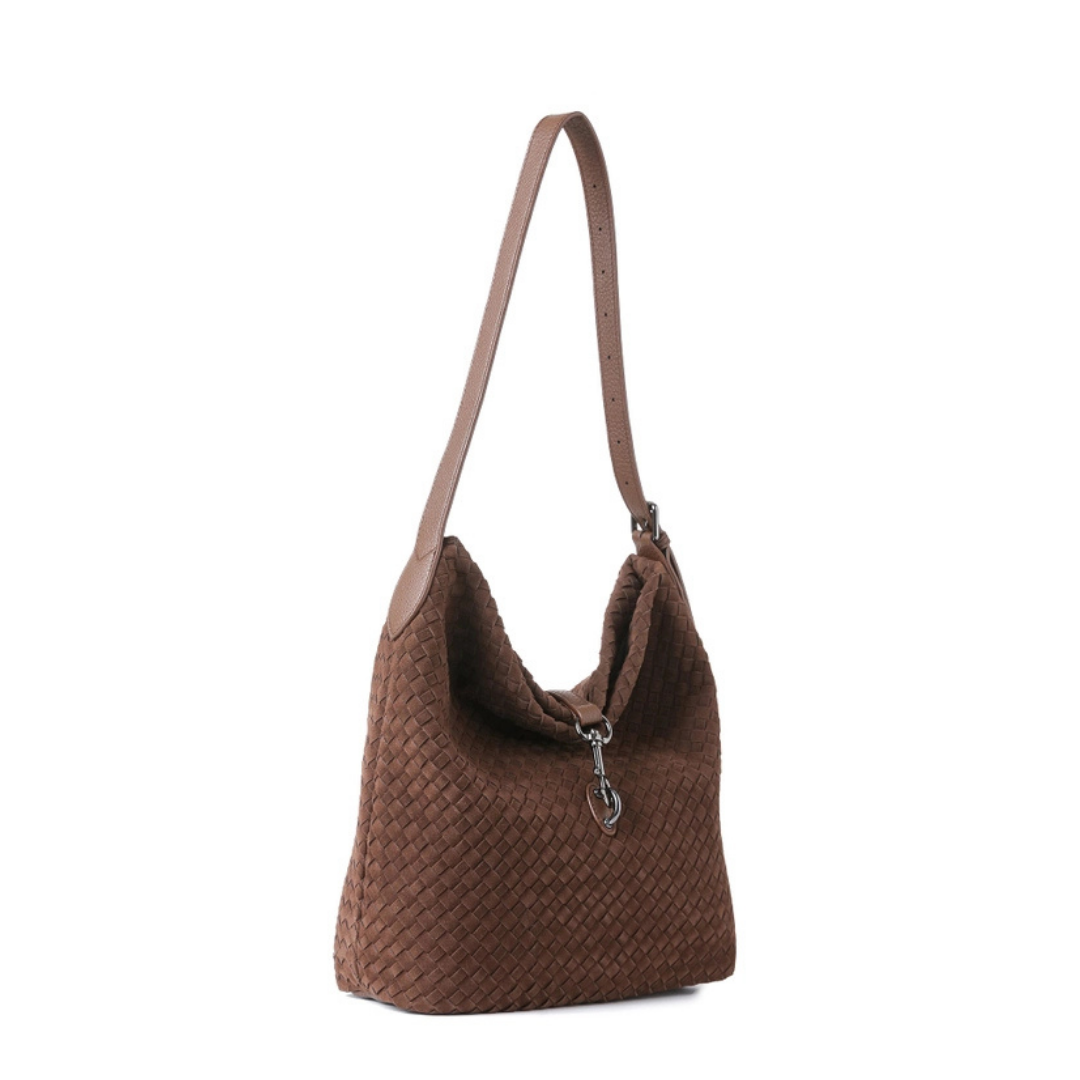 Sandy Woven Shoulder Handbag