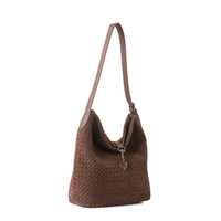 Sandy Woven Shoulder Handbag