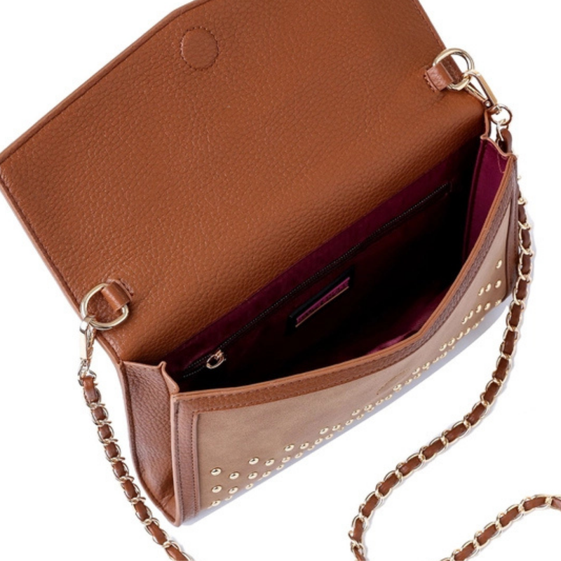 Beth Studded Clutch