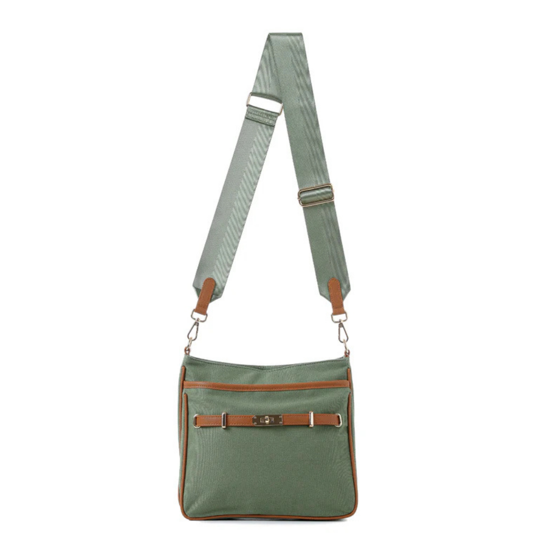 Kelly Canvas Saddle Bag