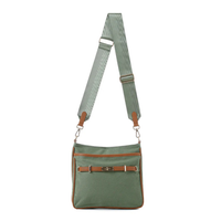 Kelly Canvas Saddle Bag