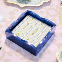 LP Acrylic Scalloped Cocktail Napkin Holder