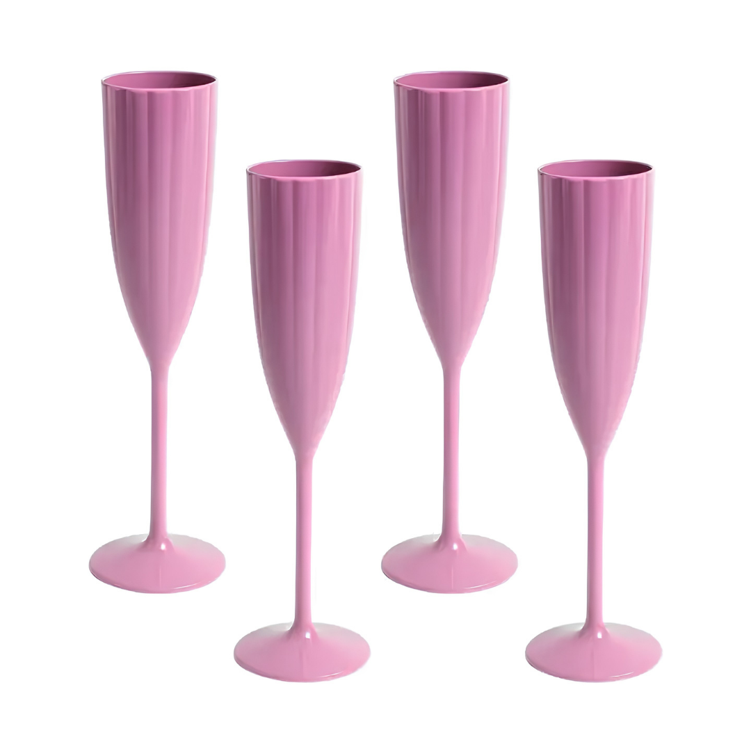 LP Acrylic Champagne Flutes