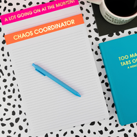 Funny Sayings Large Memo Pad