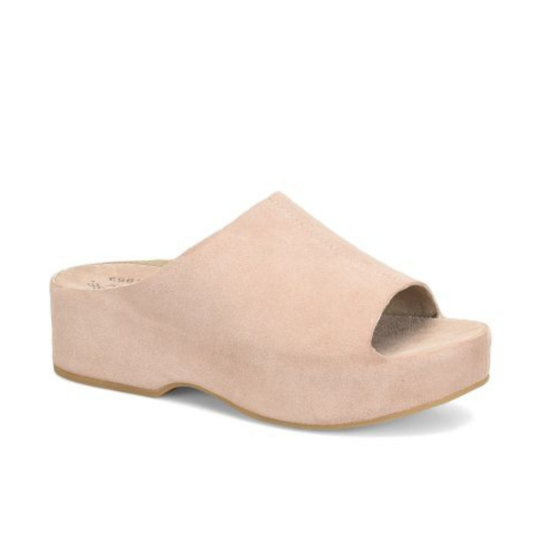 Yazmin Suede Slide - Taupe