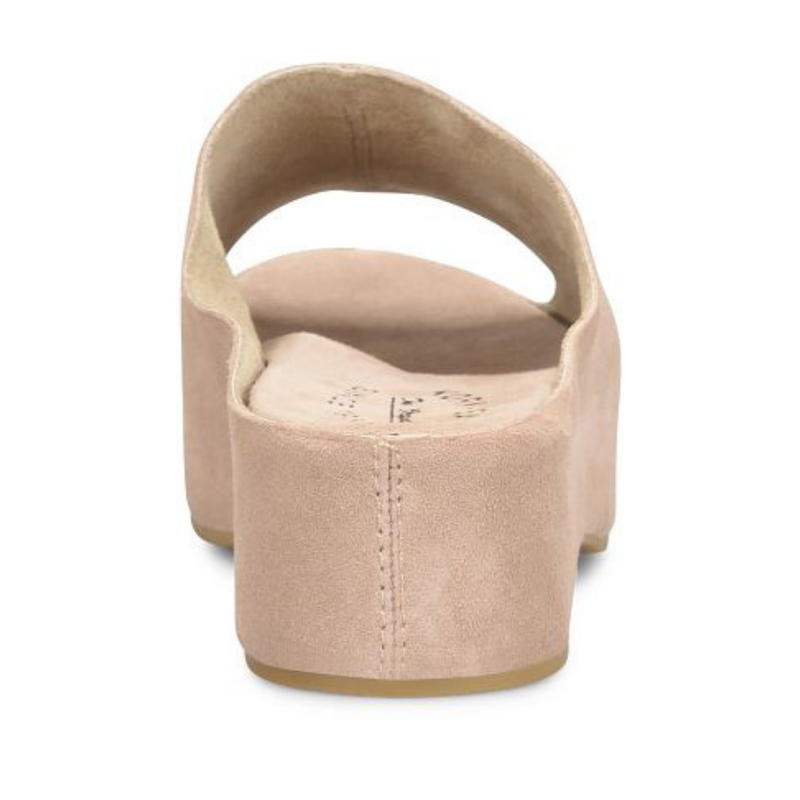 Yazmin Suede Slide - Taupe